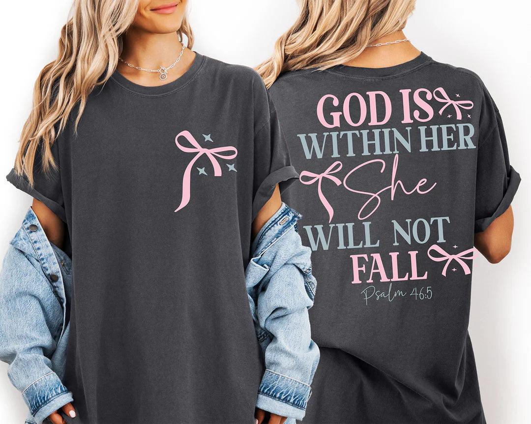 God is Within Her- Front & Back